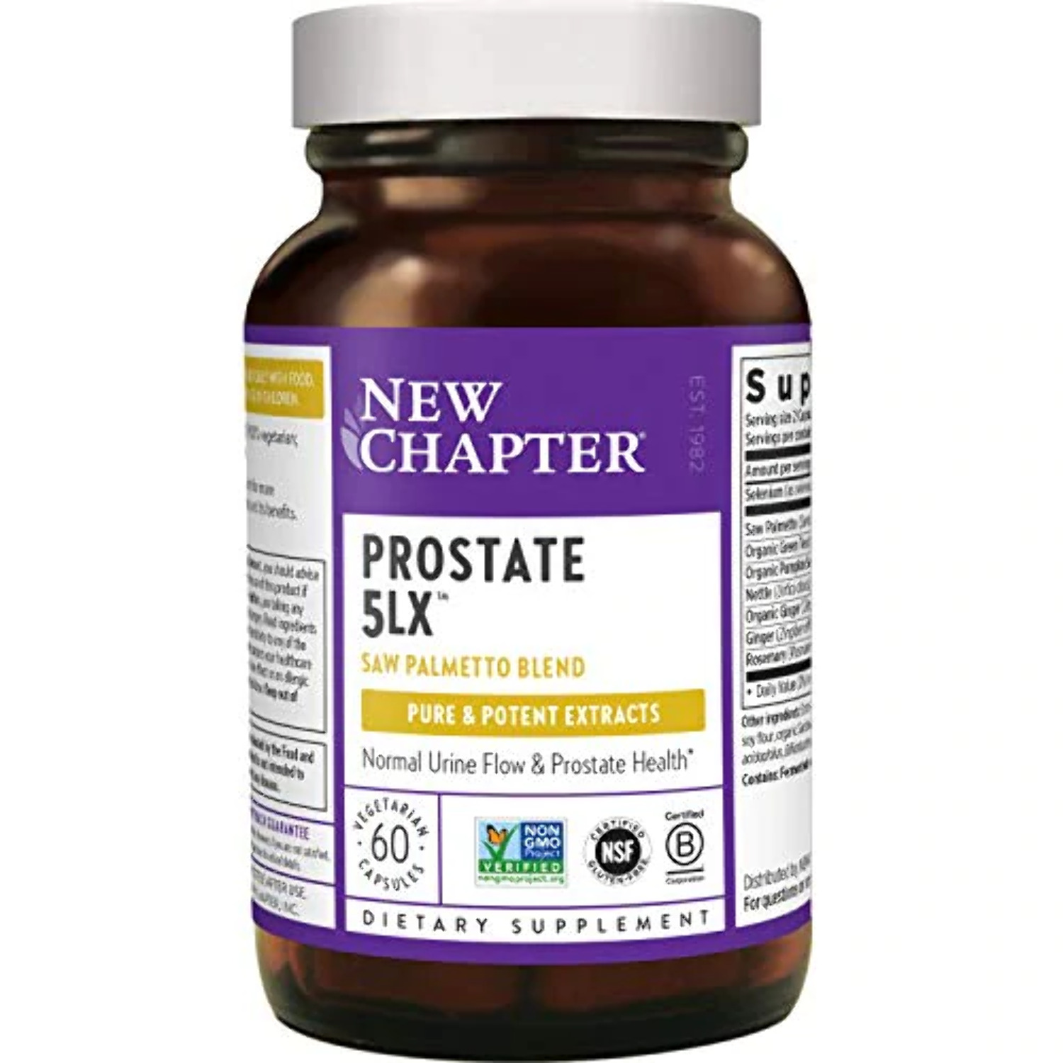 New Chapter Prostate Supplement - Prostate 5LX with Saw Palmetto 60 ct