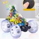 thumbnail image 1 of 2.4G RC Stunt Car Toy de alta con música ligera Roll Over Off Road Vehicle Universal Wheel 4WD Racing Car Radio Control Crawler Climbing Car Pintada Baoblaze coche de acrobacias rc, 1 of 8