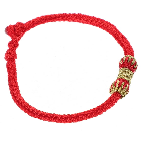 FRCOLOR  Red String Bracelet Child Jewelry for Girls Handmade Lovers