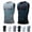 Blue-black+blue-gray, variant on North Alpine Men’s Compression Vest, Sleeveless Compression Shirt for Gym, Running & Daily Wear, Breathable Muscle Support Undershirt