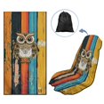 thumbnail image 2 of XYZCANDO Car Seat Towel Covers Washable Car Seat Cover Towel for Beach Camping Gym, Towel Car Seat Cover Comfortable, Owl Pattern, 2 of 3