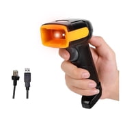 2D Barcode Scanner Wired Handheld Barcode Scanner 1D/2D QR Code Reader Portable USB Wired For Inventory POS Terminal ,Easy to Use