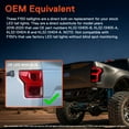 thumbnail image 6 of TRUE MODS Smoked Full LED Tail Light Assembly Replacement for 2018-2020 Ford F150 w/Stock LED Taillight & Blind Spot [DOT] XL XLT Lariat King Ranch Platinum Limited Raptor Rear Brake Turn Signal Lamp, 6 of 7
