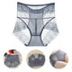 thumbnail image 3 of Ropa interior de cintura alta para mujer, bragas antibacterianas, pantalones triangulares transpirables, 3 of 8