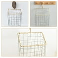 thumbnail image 4 of Lanytaeo Multi-Functional Wire Storage Basket Wall Storage Organizer Hanging Basket For Organizing Wall Storage Basket Bread Storage Holder (L), 4 of 8