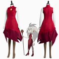 thumbnail image 2 of Disfraz de Anime The Owl House Season, traje de Cosplay, Edalyn uniforme rojo, vestido con calcetines, trajes, traje de fiesta de Halloween, 2 of 4