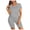 00 # Gray, variant on REORIAFEE Plus Size Outfits for Women Sets Sports Summer Casual Matching Lounge Sets Vacation Outfits Women Two Piece Outfits Summer Short Sleeve Round Neck Biker Shorts Set Cycling Suit Gray S