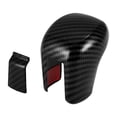 thumbnail image 6 of Motoforti Gear Shift Cover for Honda Civic 10th Gen 2016-2021 ABS Carbon Fiber Pattern Black Auto Interior accessories, 6 of 7