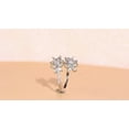 thumbnail image 2 of Marquise Cut CZ Elegant Flower Leaf Women Engagement Ring CZ Jewelry Accessories, 2 of 9