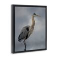 thumbnail image 2 of Stupell Industries Tropical Perched Egret Water Reflection Black Floating Frame Canvas Art, 17 x 21, by Kelley Parker, 2 of 7