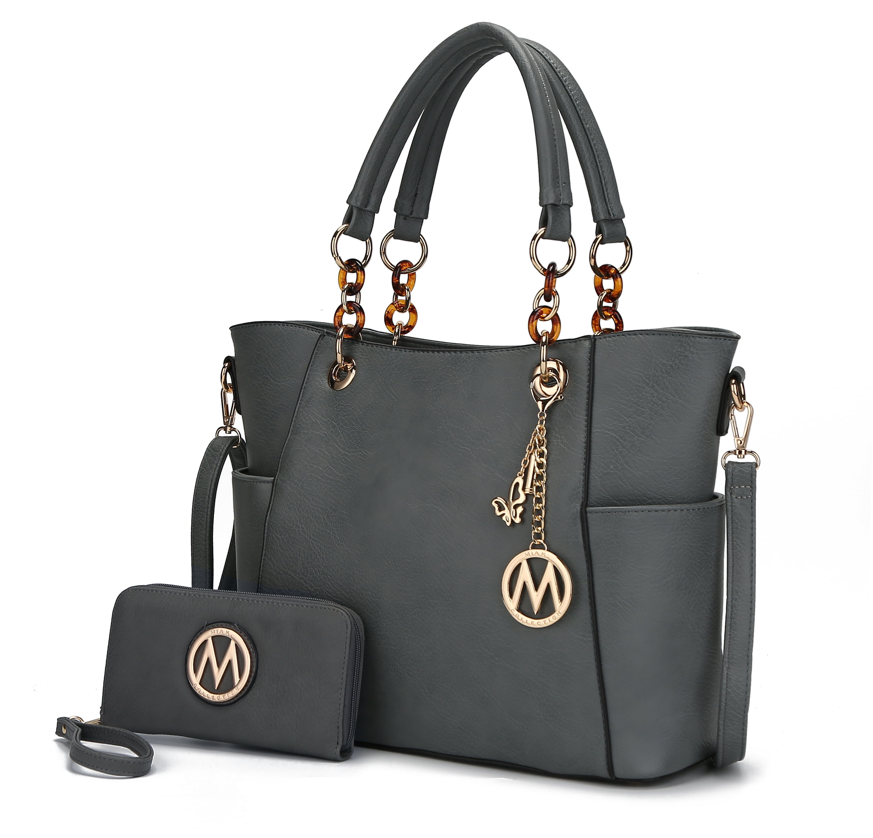 MKF - MKF Collection Bonita Tote Bag with Wallet By Mia K. - Charcoal ...