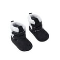 thumbnail image 3 of Gureui Toddler Infant Boys Girls Winter Snow Boots Warm Fleece Anti-Skid Soft Sole Bottom Plush Ankle Boots Crib Shoes, 3 of 7