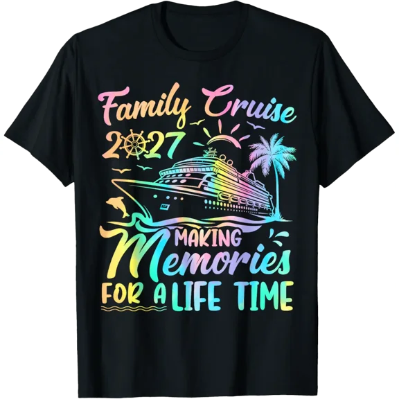 Family Cruise 2027 Group Summer Trip Vacation Squad T-Shirt