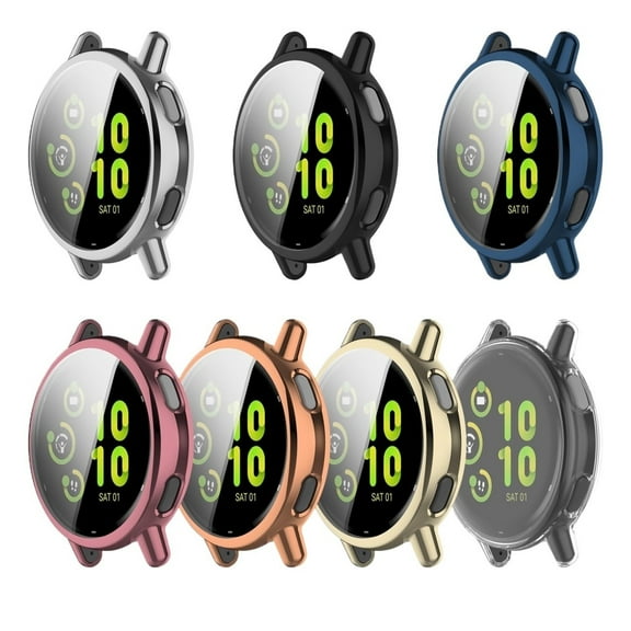MAE 7Pack Screen Protector Case Compatible for Garmin Vivoactive 5 TPU Bumper Full Protective Shell Face Cover