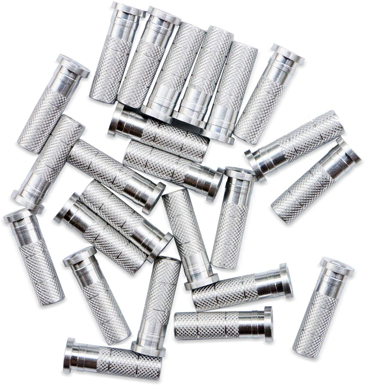 Easton Inserti In Alluminio Per Frecce – 12 Pezzi, Modello 1816, Filettatura 8/32