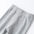 thumbnail image 3 of Annhoo Girls' Leggings Full Length Cotton Elastic Waist Tights Fall Winter Kids Cute Stretch Bottomings for Under Dress, 3 of 6