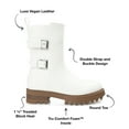 thumbnail image 2 of Journee Collection Womens Yasmine Almond Toe Block Heel High Ankle Booties, 2 of 6