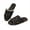 Colorful Paw Black, variant on COEQINE Dachshund Sunflower Womens Fuzzy Slippers House Shoes Open Toe Indoor Slippers Soft Lightweight Quiet Fluffy Slides Machine Washable Footwear for Ladies Her Mom, 38-39