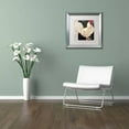 thumbnail image 3 of Trademark Fine Art "White Rooster Caf? I" Canvas Art by Color Bakery White Matte, Silver Frame, 3 of 4