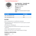 thumbnail image 2 of Front Brake Rotor - Compatible with 2000 - 2002 Dodge Ram 3500 - Power Stop, 2 of 2
