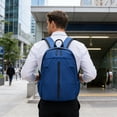 thumbnail image 4 of Large Capacity Nylon Travel Backpack with Handle, Durable Multi-Compartment Commuting Bag, Comfortable Shoulder Straps Daypack for School Work Travel Daily Use, 4 of 6