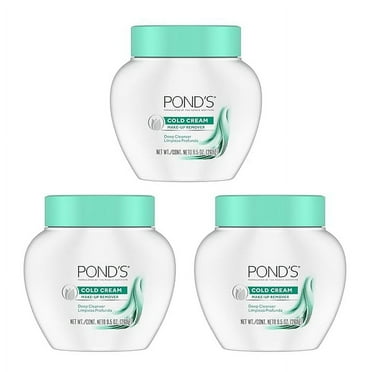 POND'S Cold Face Cream - Facial Cleanser, 6.1 oz (Pack of 3) | All Skin Types | Deep Moisturizing, Makeup Remover