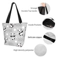 thumbnail image 4 of Kll Tote Bag For Women Pandasbetween Clouds And Stars Print Shopping Grocery Reusable Bags For Office School Shopping Travel, 4 of 7