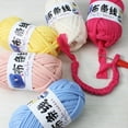 thumbnail image 4 of 1 Roll Crochet Line No Pilling Soft Comfortable DIY Blended T-Shirt Clothes Bag Hand Knitting Yarn Thread Sewing Tool for Home, 4 of 8
