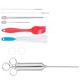 thumbnail image 2 of Inyector De Carne, Jeringa De Carne De Diseño Aerodinámico, Para Barbacoa, Uso Doméstico, Suministro De Cocina Para Picnic OTVIAP Meat Syringe, 2 of 8