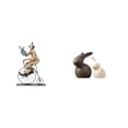 thumbnail image 1 of Conjunto de y figuritas, escultura de porcelana, colección para centro de mesa, vitrina, comedor y decoración de jardín. Ideal como regalo., 1 of 8