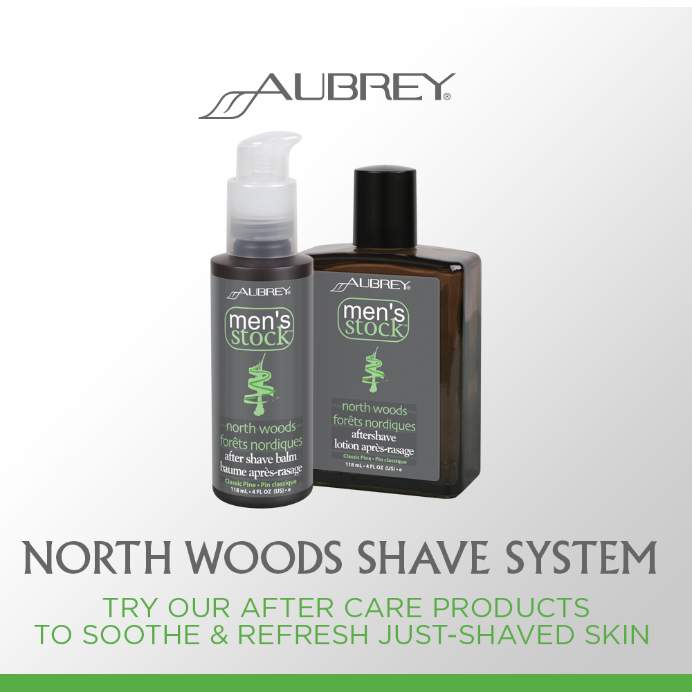 Aubrey Mens Stock North Woods Shave Cream | Invigorating Formula For A Smooth, Close Shave | Avocado & Wheat Germ Oils | Classic Pine Scent | 6oz - image 2 of 6