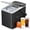 Black (with Handle), variant on SIMZLIFE Countertop Ice Maker with Portable Handle, 26lbs/24H, 9 Cubes Ready in 6 Mins, Self-Cleaning, Compact Ice Machine with Basket & Scoop, Black