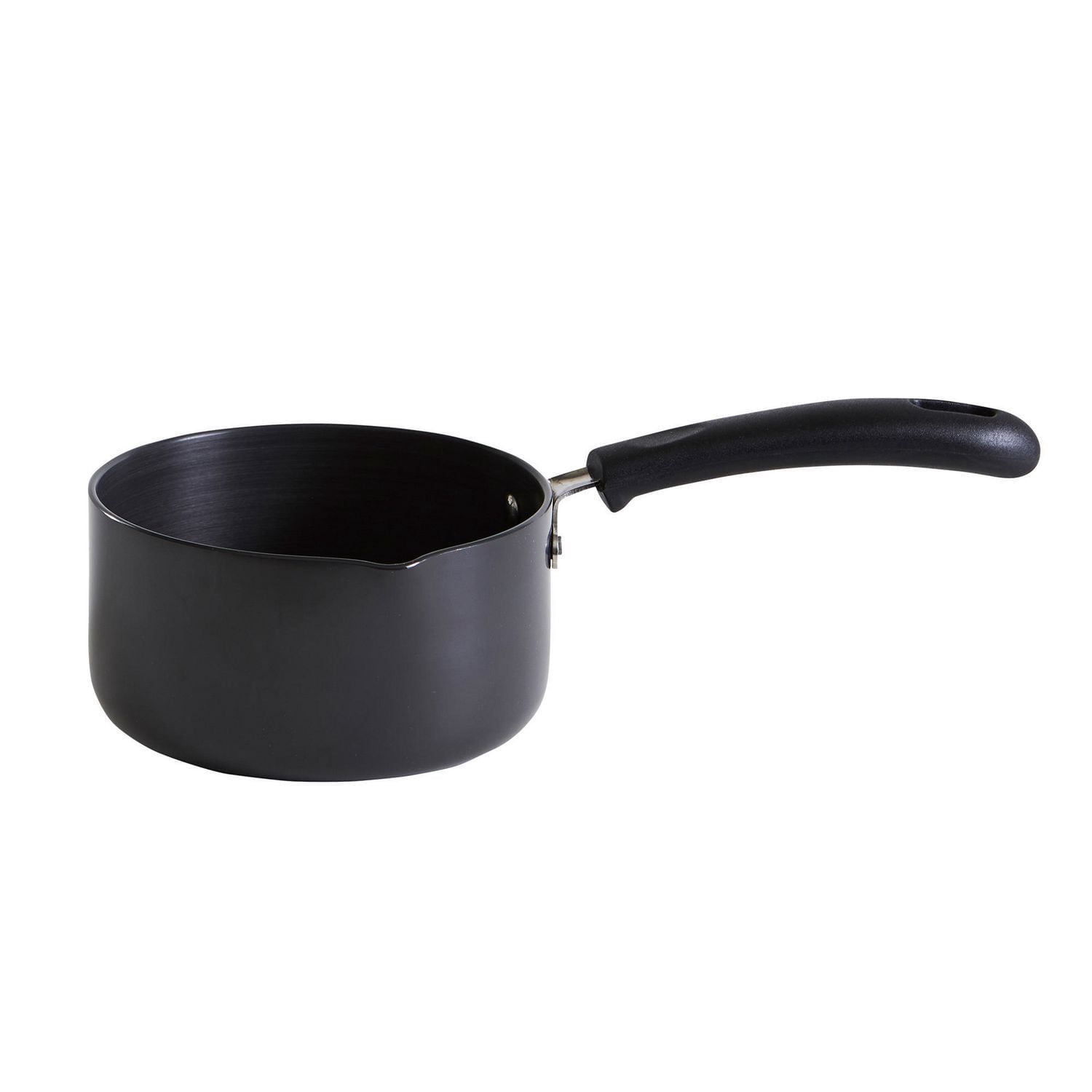 Poêle à sauce dur Imusa anodizé avec poigné en bakelite de 1,0 Qt