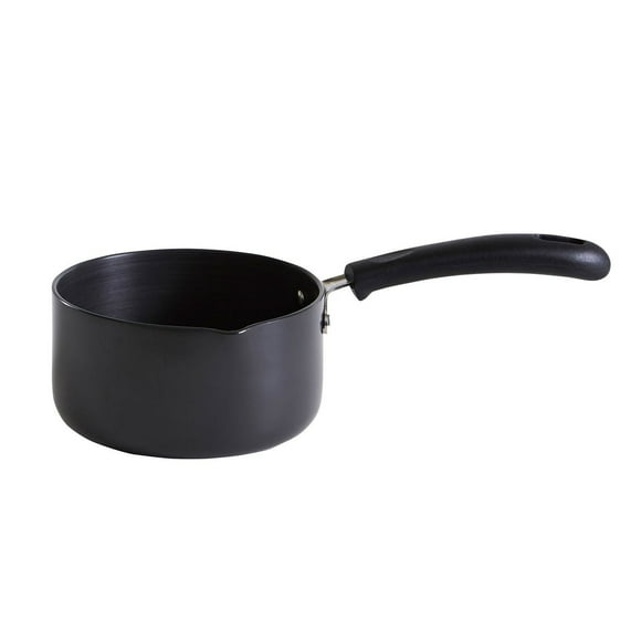 Poêle à sauce dur Imusa anodizé avec poigné en bakelite de 1,0 Qt