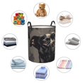 thumbnail image 4 of Fotbe Vintage Dog Illustration Cesto de Ropa con Asas, Cesto Impermeable de Gran Capacidad, Bolsa de Lavado para Dormitorio, Cesto de Ropa con Ruedas y Asas-Small, 4 of 6