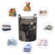 thumbnail image 4 of Fotbe Vintage Dog Illustration Cesto de Ropa con Asas, Cesto Impermeable de Gran Capacidad, Bolsa de Lavado para Dormitorio, Cesto de Ropa con Ruedas y Asas-Medium, 4 of 6