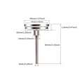 thumbnail image 4 of Termómetro Bimetálico Con Dial Grande Termómetro De Horno De Acero Inoxidable 0-250 Grados Celsius Termómetro De Puntero Medible Para El Hogar Restaurante Panadería Yuarrent TO004295-00, 4 of 5