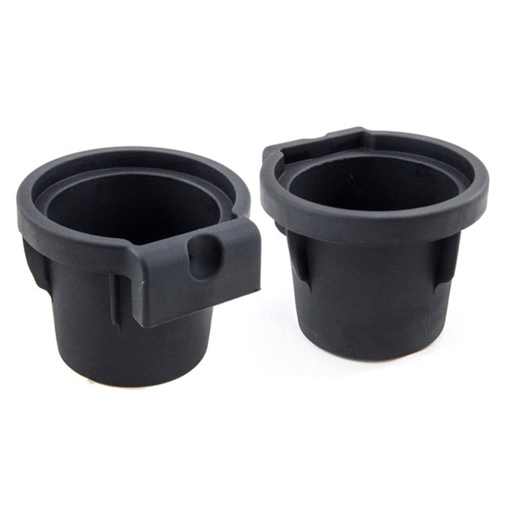 FYUU 2 Pcs Black Insert Liner Cup Holder For Nissan Frontier Xterra