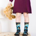 thumbnail image 5 of Naloa Adorable Blue Baby Dragon Kids Socks Unisex Kids and Toddlers' Crew Socks, ,1 Pairs, 5 of 5