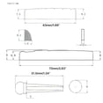 thumbnail image 5 of Yokua 6 Strings Guitar Bridge Pins, Saddle Nut Acoustic Tailpiece Guitar Accessories, 5 of 11