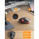 thumbnail image 4 of Ratón Trackball Inalámbrico SABLUTE Ergonómico Bluetooth Rojo, 4 of 8