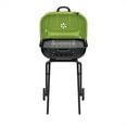 thumbnail image 2 of Americana Walk-A-Bout Charcoal "Original Square Grill"-100% Pre-Assembled Portable Steel, Green, 2 of 6
