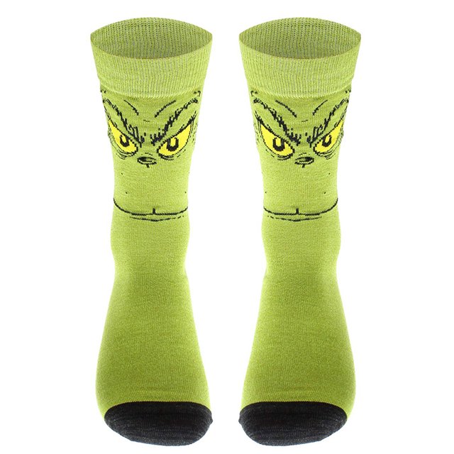 Calcetines Creativos Cálidos Dibujos Animados Deportivos Divertidos Monstruo Suaves Y Cómodos Favores Fiesta Navidad Verde