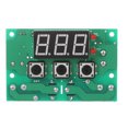 thumbnail image 1 of Termostato de interruptor automático ajustable 12V Controlador de temperatura 2 canales salida de relé alarma de alta/baja temperatura, 1 of 6