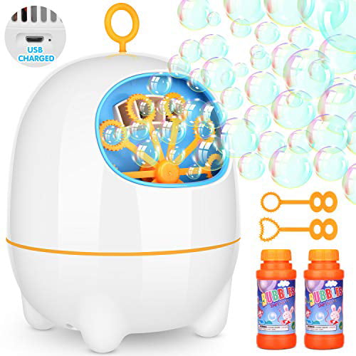 Details about   Hicober Automatic Bubble Machine for Kids Portable Professional Bubble Machine 