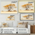 thumbnail image 4 of Designart "Savanna'S Tree Whisper V" Tree African Floater Framed Canvas Wall Art, 4 of 5