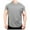Grey, variant on cfhntfmh Mens T-Shirts Summer Slim Stretch Short Sleeve Shirts Athletic Crewneck Running Workout Quick Dry Shirt