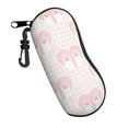 thumbnail image 2 of ZICANCN Sunglasses Soft Case, Pink Lovely Cat Paw Neoprene Zipper Eyeglass Case for Men Women, 2 of 9