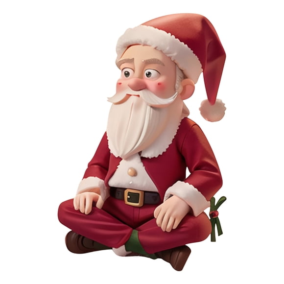 Décorations de Noël pour la Maison, Barbe Blanche de Noël Vieil Homme Décoration en Résine Maison Jardin Bureau Décoration de Noël, Décorations de Noël Blanches, Décorations de Noël pour Table