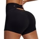 thumbnail image 4 of Pantalones ajustados de yoga y fitness de cintura alta para mujer - Poliéster, correa trasera en la cintura, color liso - S-XL, 4 of 8